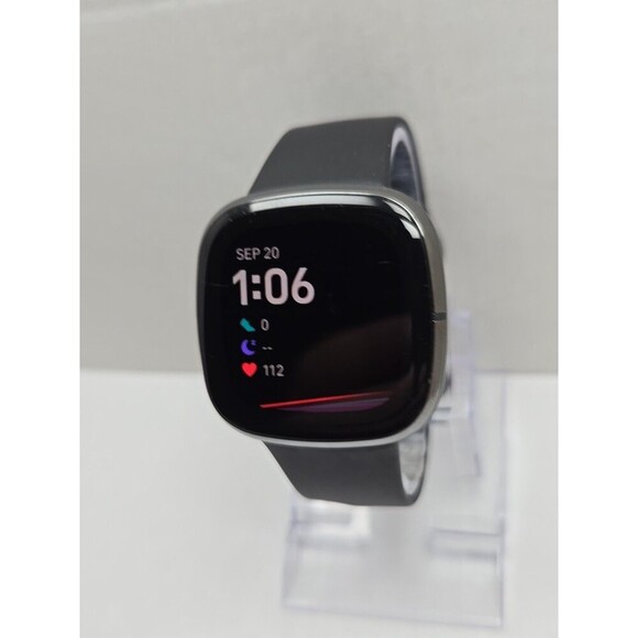 Fitbit Sense FB512 Smartwatch GPS ECG SpO2 Sleep Heart Rate Tracker - No Charger - Picture 2 of 11